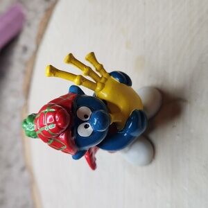 Smurfs Peyo Schleich Bagpipes Figurine 1978